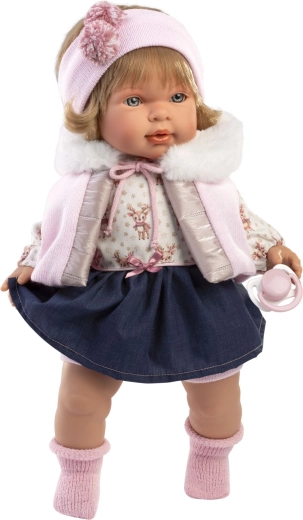 Llorens Carla realistische sprechende und weinende Puppe 42 cm