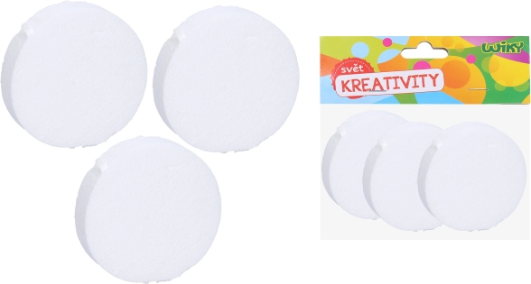 Dekorationsrad aus Polystyrol 10x2,5 cm, Set mit 3 Stück