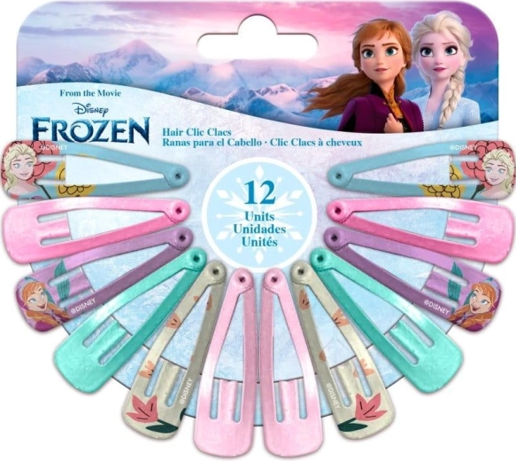Set Haarspangen Frozen (12 Stk.)