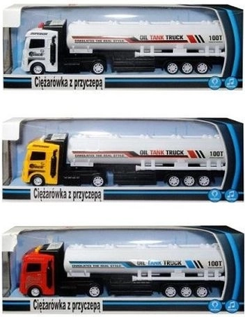 Lastwagen mit Tankanhänger mit Licht und Sound (polnische Version)
