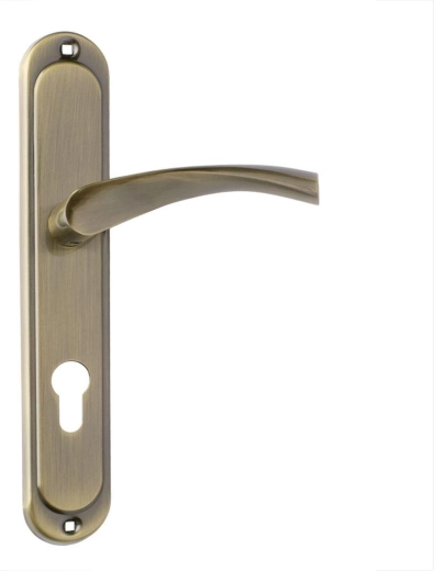 Türbeschlag ATENA mit Zylinderabstand 72, Patina