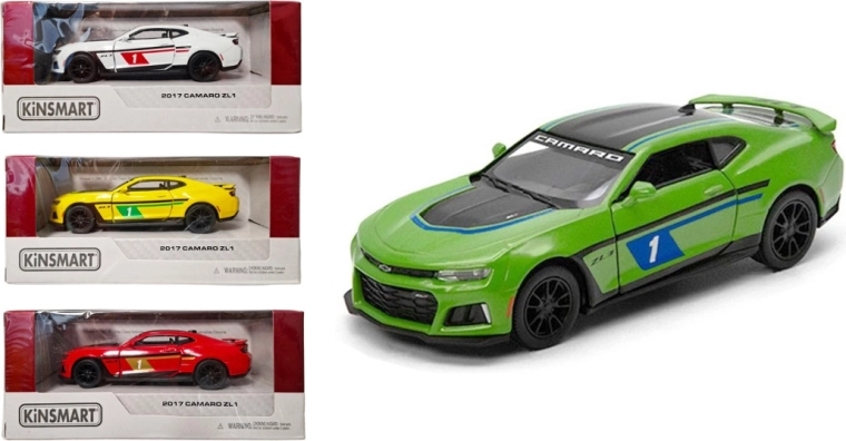 Kinsmart Chevrolet Camaro ZL1 – Metall-Automodell mit Pull-Back-Antrieb