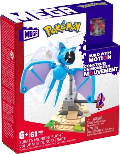 MEGA Pokémon Konstruktionsspielzeug – Zubat Nachtflug