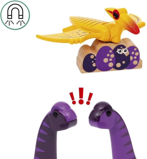 Bewegliche Dinosaurier mit Brio-Magneten