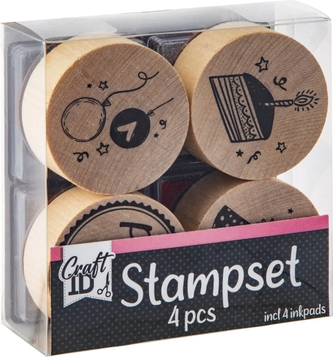 Hochwertige Holzstempel mit klaren Details