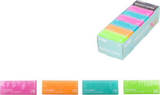 Radiergummi Lineal