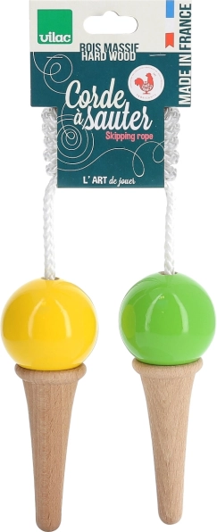 Kinder-Springseil Eiscreme gelb‑grün – VILAC