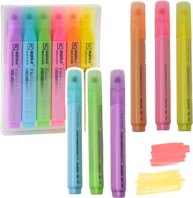 Set aus 6 Pastellmarkern