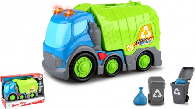 Müllwagen KIDDY GO! mit Licht und Sound, 31 cm