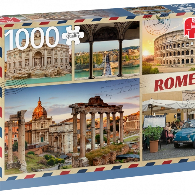 Puzzle Grüße aus Rom 1000 Teile JUMBO