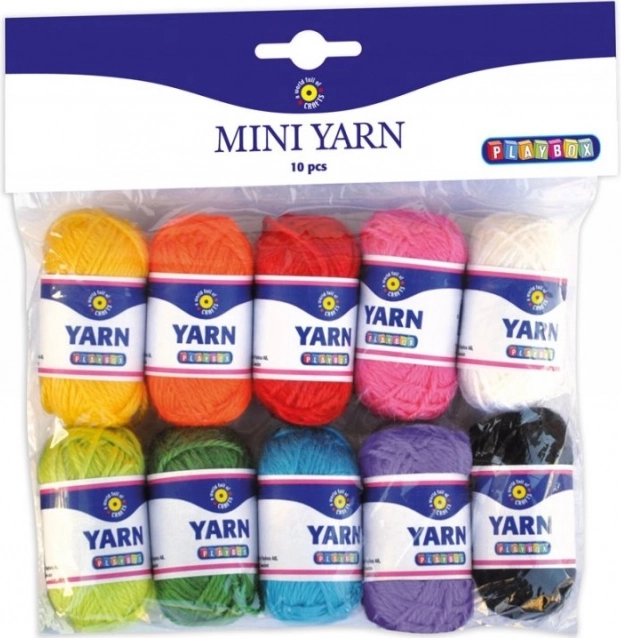 Playbox Mini-Garne – Set mit 10 Farben