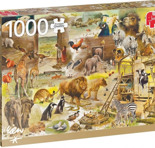 Puzzle Der Bau der Arche Noah 1000 Teile von Jumbo