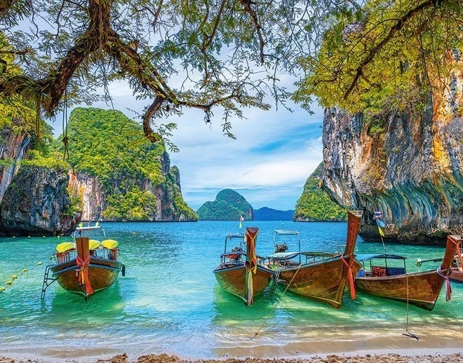 Puzzle 1500 Teile Thailand Schöne Bucht