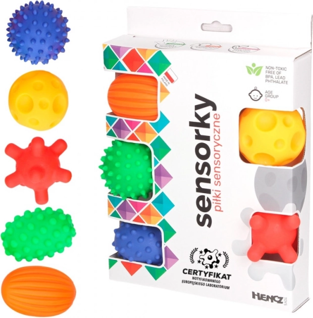 Sensorik-Bälle Sensorky – Set 5 Stk.