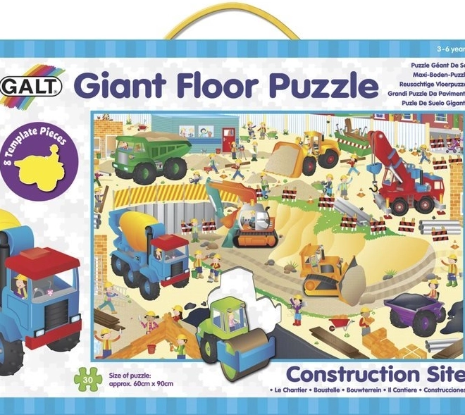 Galt Riesiges Bodenpuzzle Baustelle 30 Teile