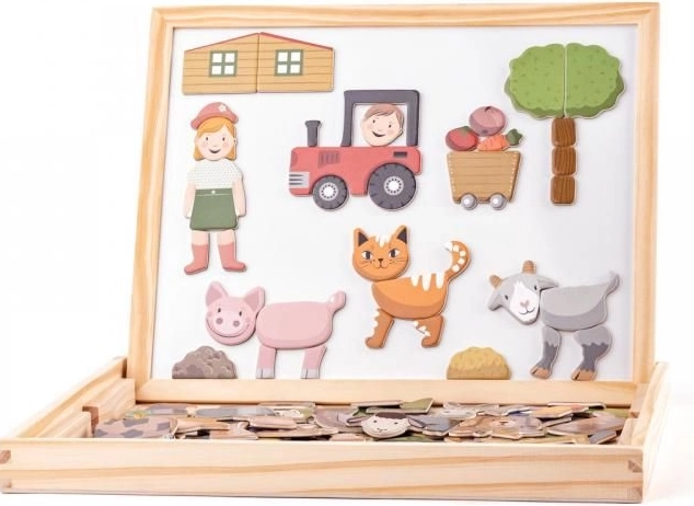 Magnetische und trocken abwischbare Tafel für Kinder