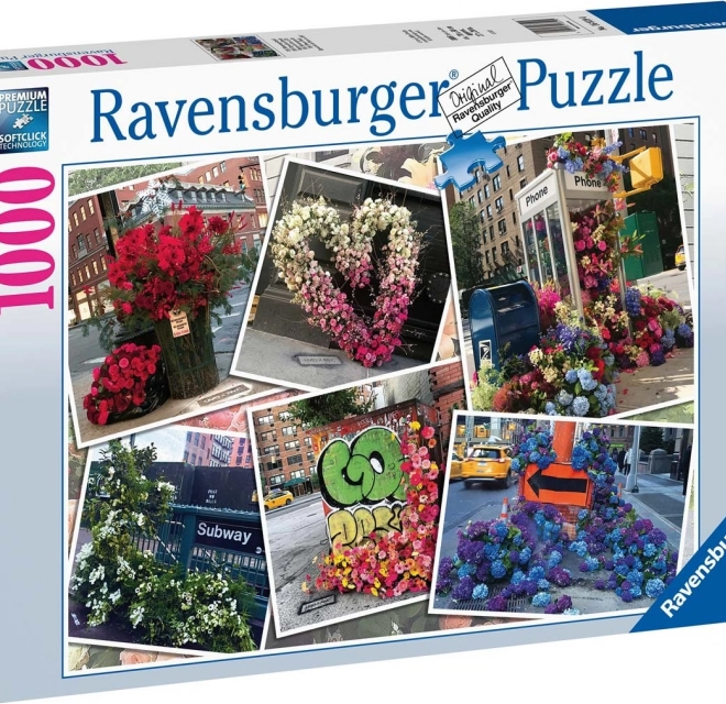 Puzzle 2D 1000 Teile NYC Blumenparadies