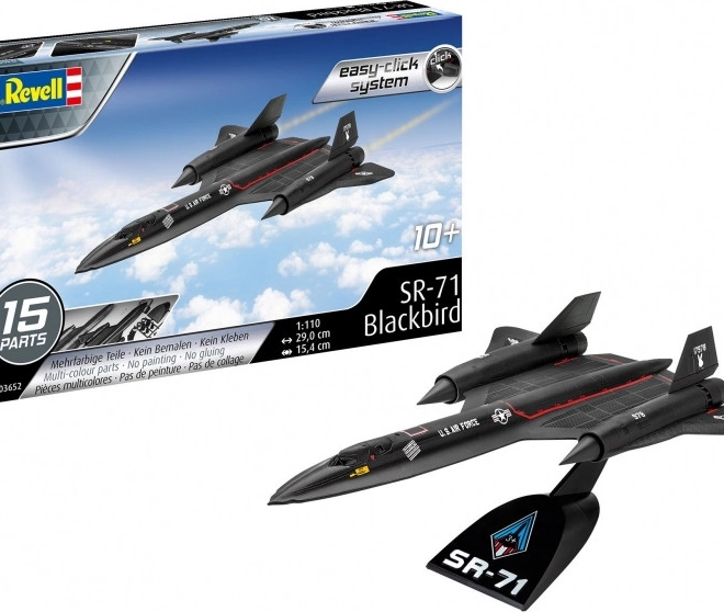 Plastikmodell SR-71 Blackbird Easy-Click 1:110