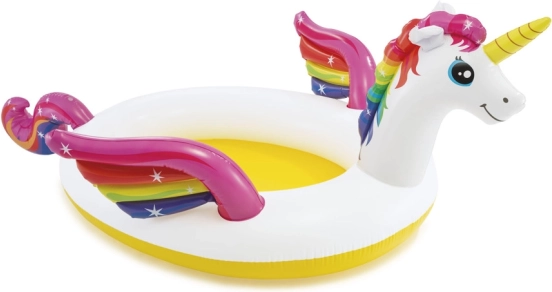 Aufblasbarer Kinderpool in Einhornform