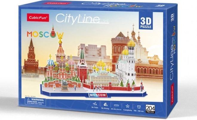 3D-Puzzle City Line Moskau