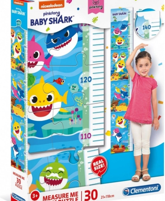 Puzzle-Messlatte Baby Shark 30 Teile
