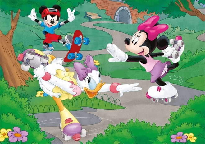 Puzzle Minnie sportelt 100 XL Teile
