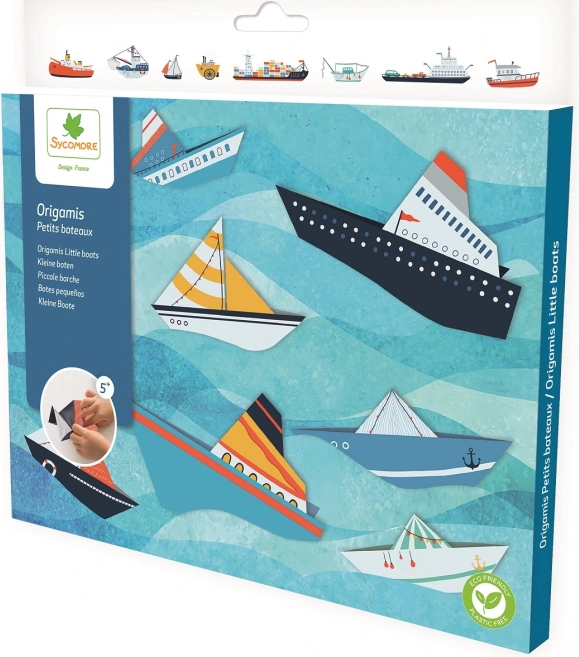 Origami-Kreativset Kleine Boote
