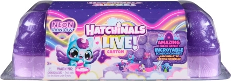 Hatchimals Neon Regenbogen Tierkarton