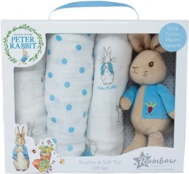 Geschenkset mit Windeln und Hase Peter