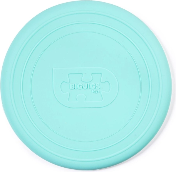 Frisbee Bigjigs Toys in grüner Farbe Eggshell