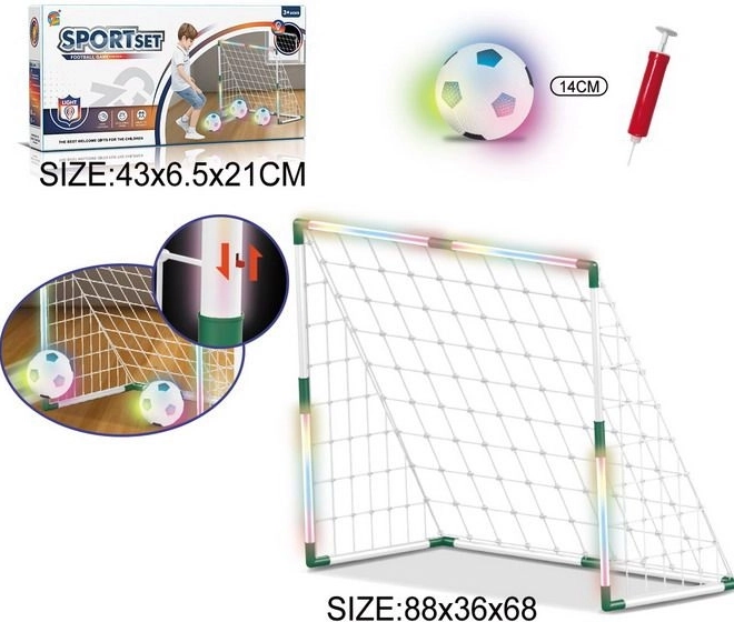 Fußballset mit Lichteffekten