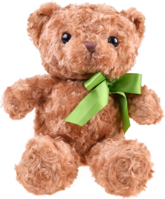 Plüschiger brauner Teddybär mit Schleife Jokomisiada