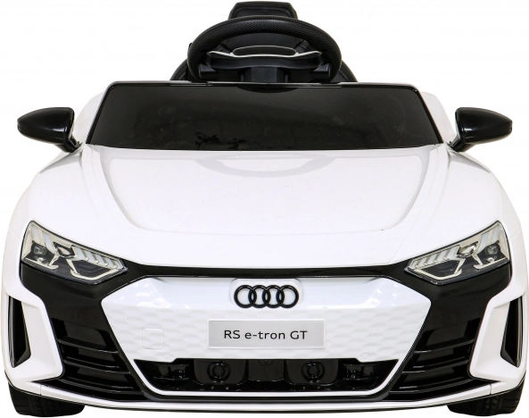 Elektrisches Kinderauto Audi RS e-tron GT mit 4x4, Fernbedienung und LED – Weiß