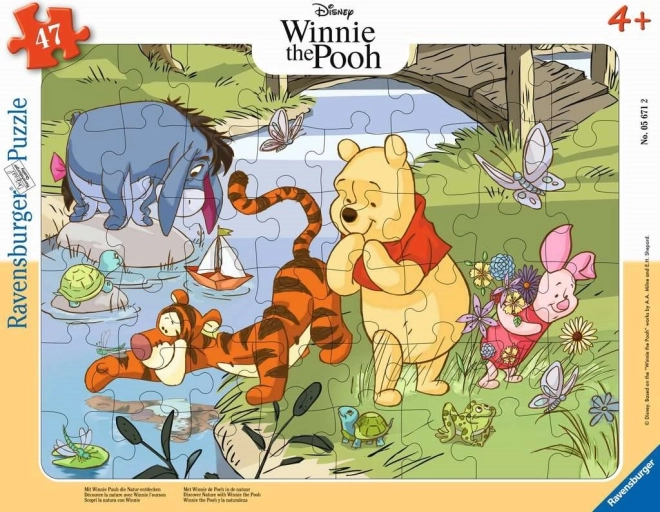 Pu der Bär entdeckt die Natur Puzzle 47 Teile