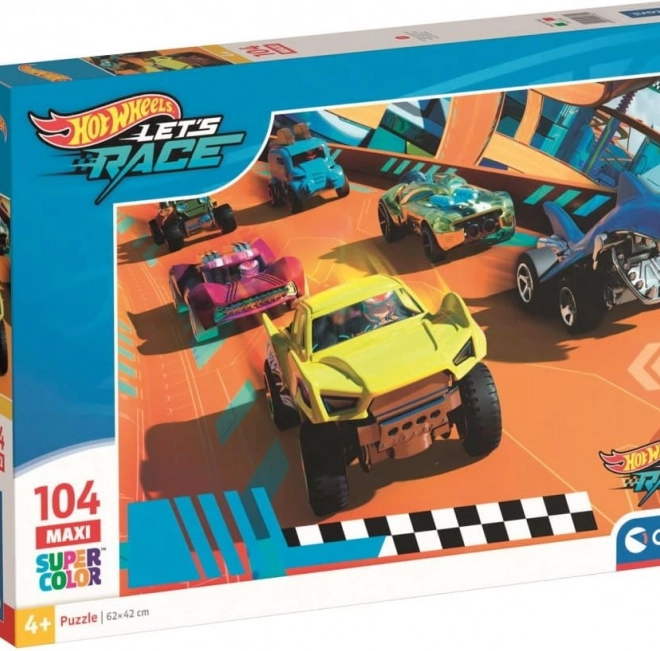 Puzzle 104 Teile CLEMENTONI Hot Wheels