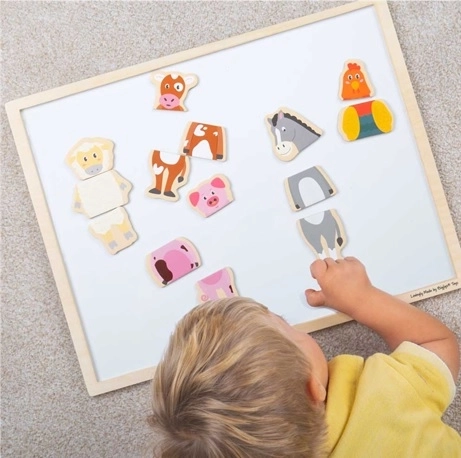 Bigjigs Toys Magnettiere vom Bauernhof