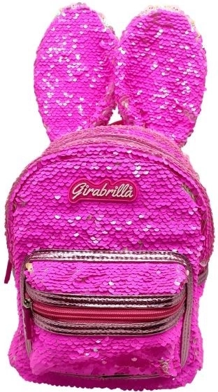 Pailletten-Rucksack GIRABRILLA Häschen lila