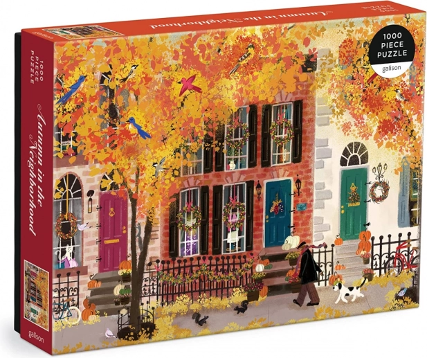 Puzzle GALISON Herbst in der Nachbarschaft – 1000 Teile