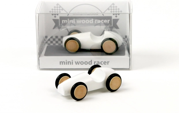 Set aus 5 Holzwagen von Milaniwood in buntem Mix