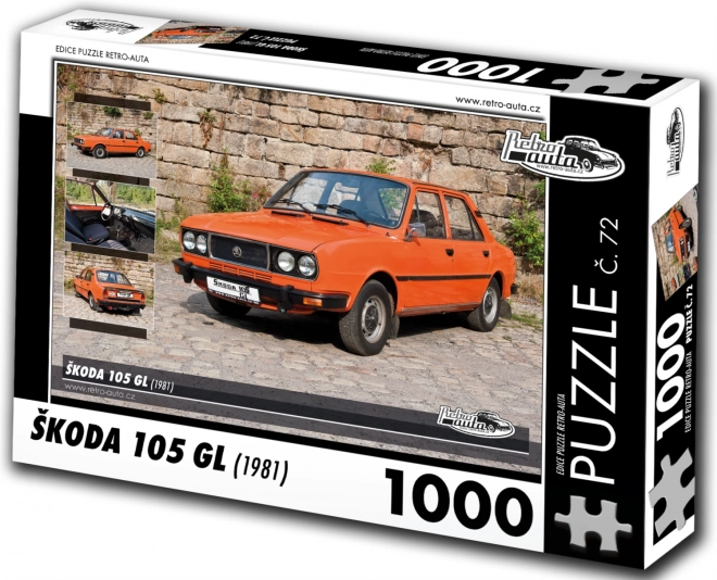 Puzzle Škoda 105 GL 1981 - 1000 Teile