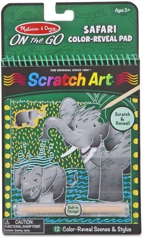 Safari-Rubbelblock für Kinder 5+