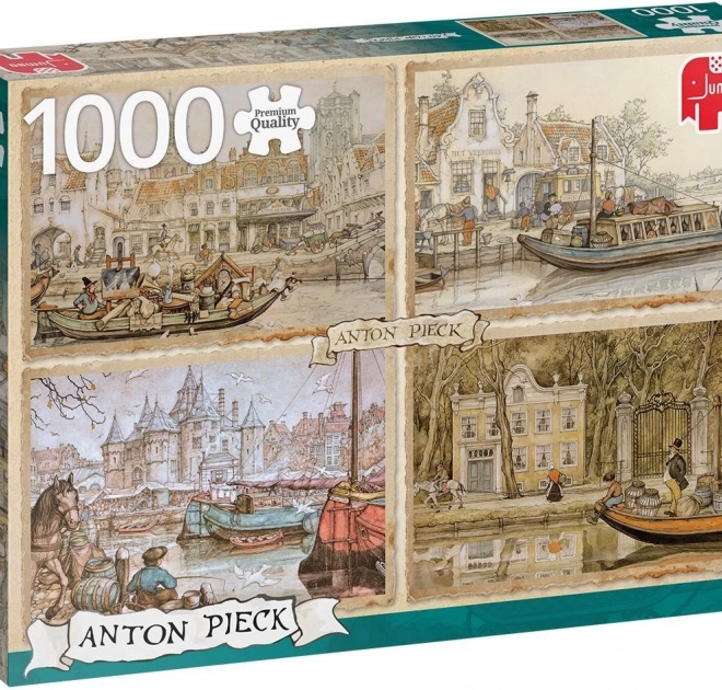 Puzzle Schifffahrt durch Wasserkanäle 1000 Teile