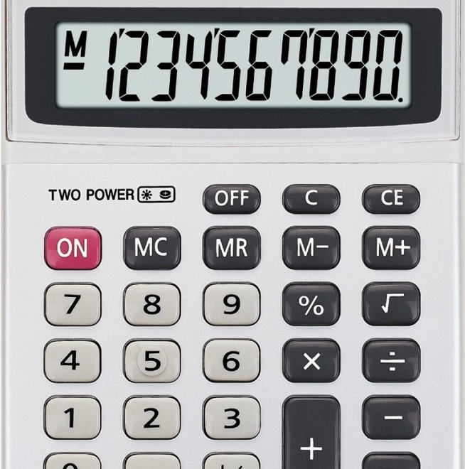 SEC Tischrechner mit 10-stelligem LCD-Display