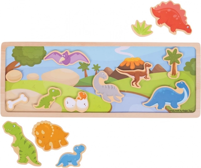 Magnetisches Puzzle Dinosaurier Bigjigs Toys