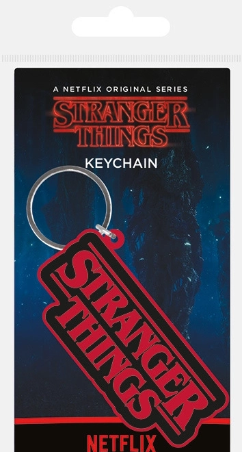 Gummi-Schlüsselanhänger STRANGER THINGS – Logo