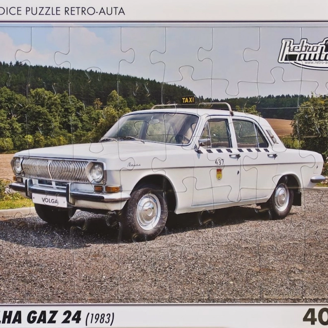 Retro Autos Puzzle Volga GAZ 24 (1983) 40 Teile
