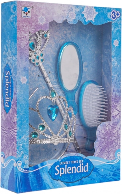 Blaues Set für kleine Prinzessinnen
