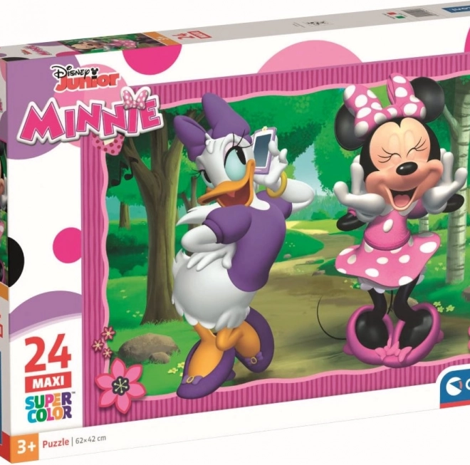Clementoni Puzzle Minnie und Daisy beim Spaziergang