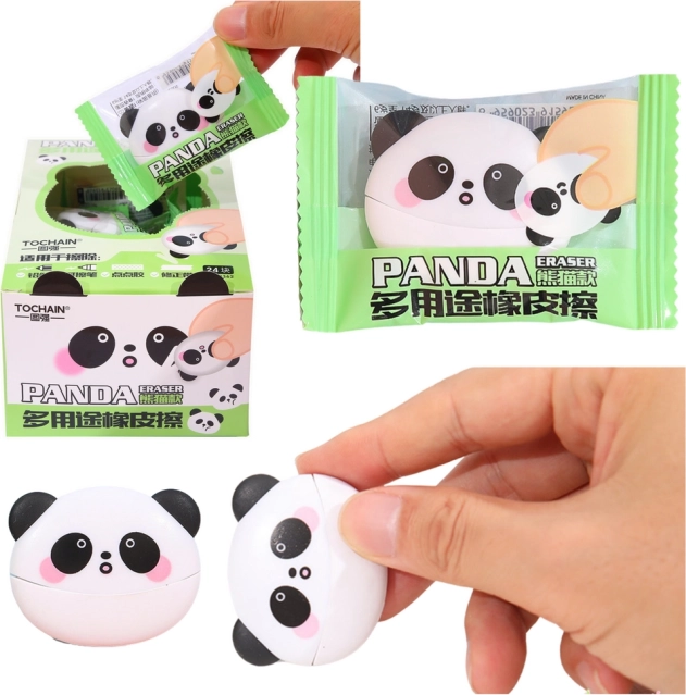 Radierer in der Form eines Pandas