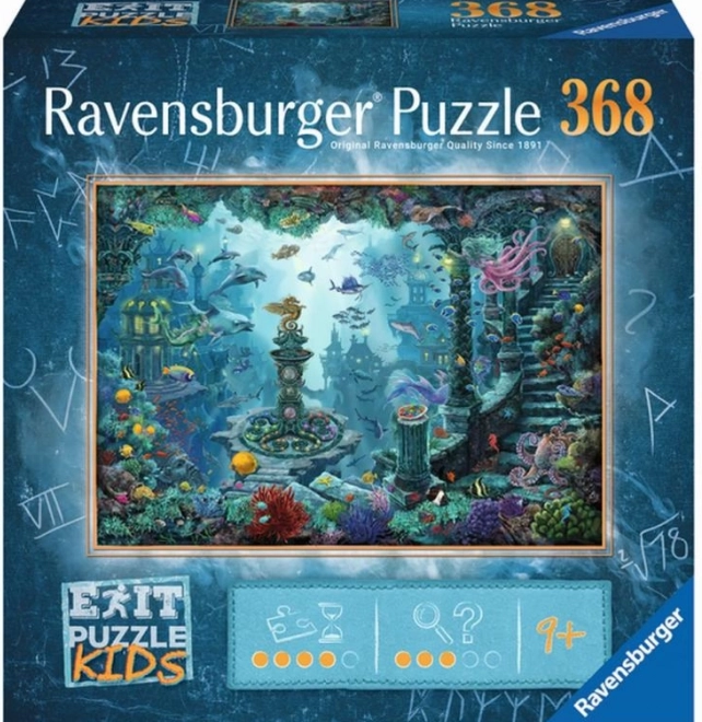 Ravensburger Escape-Puzzle Kids Versunkenes Atlantis 368 Teile